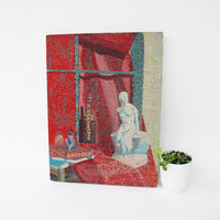 Pixel Grecian Oil Painting Wall Art