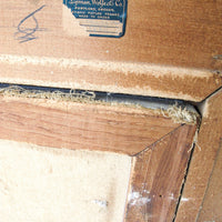 Albert Salzbrenner Egyptian Desert Landscape Oil Painting Framed Wall Art