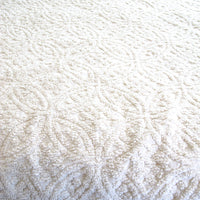 Cotton Nubby Blanket with Fringe Detail