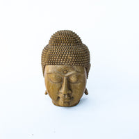 Wood Buddha Head Bali Style