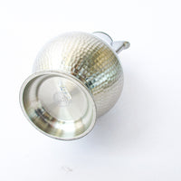 Pewter Selangor Malaysian Tea Pot with Woven Handle