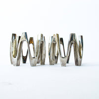 Set of 2 Dansk Silver Plated Candle Holders - Made in France