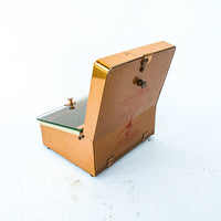 Aurelia Biltmore Copper Flashed Cigar Display Case / Holder with Weighted Glass Lid and Cover