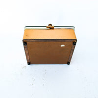 Aurelia Biltmore Copper Flashed Cigar Display Case / Holder with Weighted Glass Lid and Cover