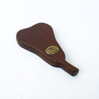 Mahogany Wood Pear Tray Dish Made in Haiti