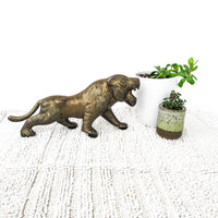 Brass Tiger Statue Sculpture