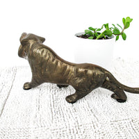 Brass Tiger Statue Sculpture