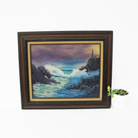 Ocean Landscape Painting Framed Wall Art
