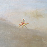 Albert Salzbrenner Egyptian Desert Landscape Oil Painting Framed Wall Art