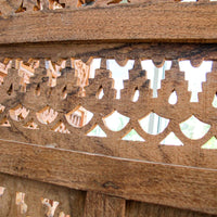Teak Wood Lattice Privacy Screen - Made in India