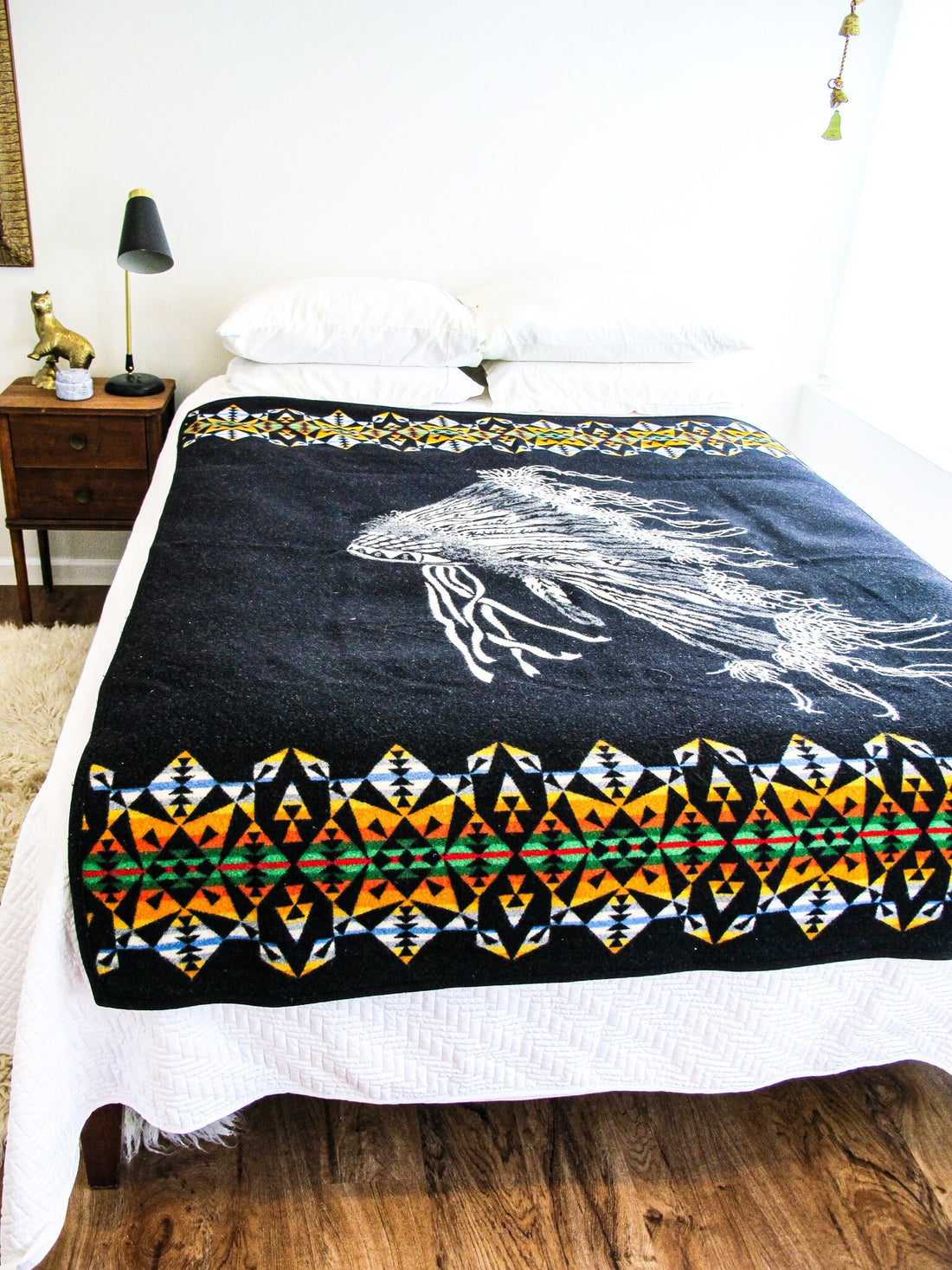 Pendleton Woolen Mills Reversible Beaver State Throw Camp Blanket