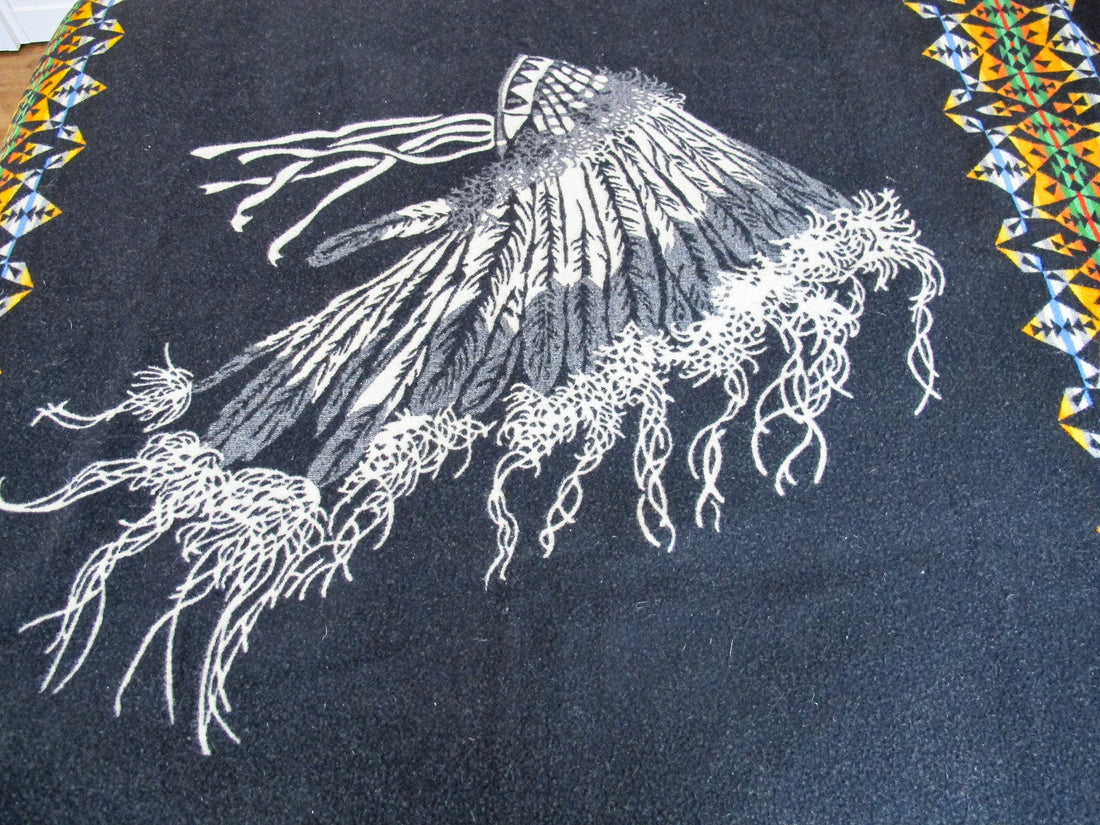 Pendleton Woolen Mills Reversible Beaver State Throw Camp Blanket