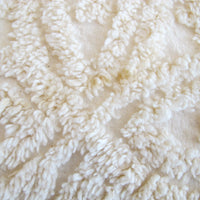 Cotton Nubby Blanket with Fringe Detail