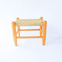 Flint Wood Stool Bench Ottoman