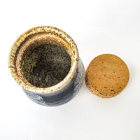 Ceramic Canister Jar with Cork Lid