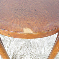 Bentwood Chairs with Ply board Seats Set of Four
