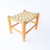 Flint Wood Stool Bench Ottoman