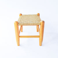 Flint Wood Stool Bench Ottoman