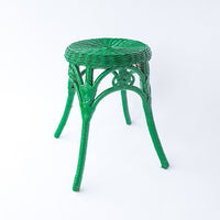 Wicker Plant Stand Stool Side Table