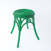 Wicker Plant Stand Stool Side Table