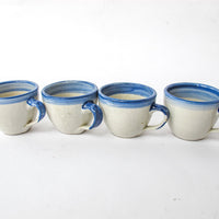Ceramic Pottery Mugs Set of Four