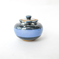Hand Spun Ceramic Canister Jar with Lid