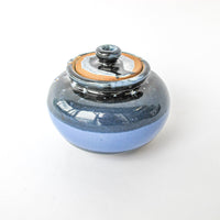 Hand Spun Ceramic Canister Jar with Lid