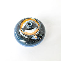 Hand Spun Ceramic Canister Jar with Lid