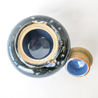 Hand Spun Ceramic Canister Jar with Lid