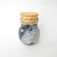Ceramic Canister Jar with Cork Lid