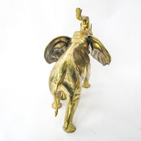 Large Brass Elephant Made in Korea