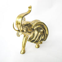Large Brass Elephant Made in Korea