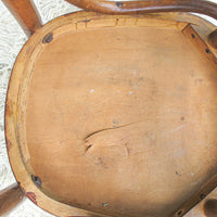 Bentwood Chairs with Ply board Seats Set of Four