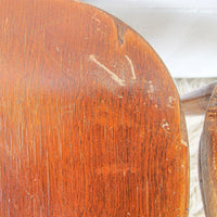 Bentwood Chairs with Ply board Seats Set of Four