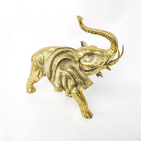 Large Brass Elephant Made in Korea