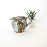 Pottery Ceramic Creamer Pitcher