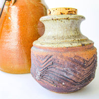 Ceramic Spice Oil Jars with Cork Tops (Sold Individually)