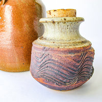 Ceramic Spice Oil Jars with Cork Tops (Sold Individually)