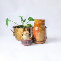 Ceramic Spice Oil Jars with Cork Tops (Sold Individually)