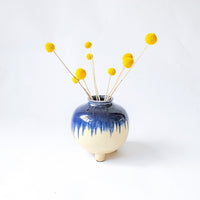 Ceramic Bud Vase with Legs