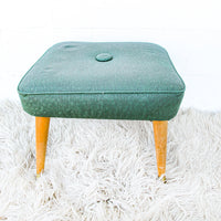 Nagahyde Midcentury Stool Bench Ottoman