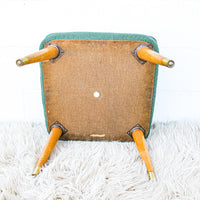 Nagahyde Midcentury Stool Bench Ottoman