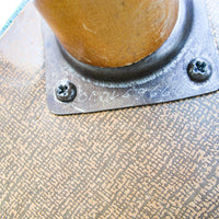 Nagahyde Midcentury Stool Bench Ottoman