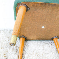Nagahyde Midcentury Stool Bench Ottoman
