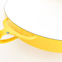 Midcentury Dansk Enamelware Pan Paella Pan Wok Made in Denmark