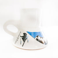 Bearly Surviving Porcelain Ski Dash Mug 1980's with Grip Bottom