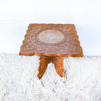 Teak Wood Table with Folding Base