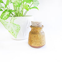 Ceramic Spice Jar with Cork Lid