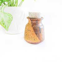 Ceramic Spice Jar with Cork Lid
