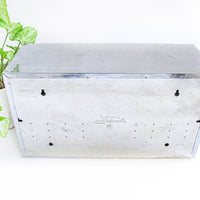 Chrome Midcentury Counter Top Kitchen Canister Cabinet